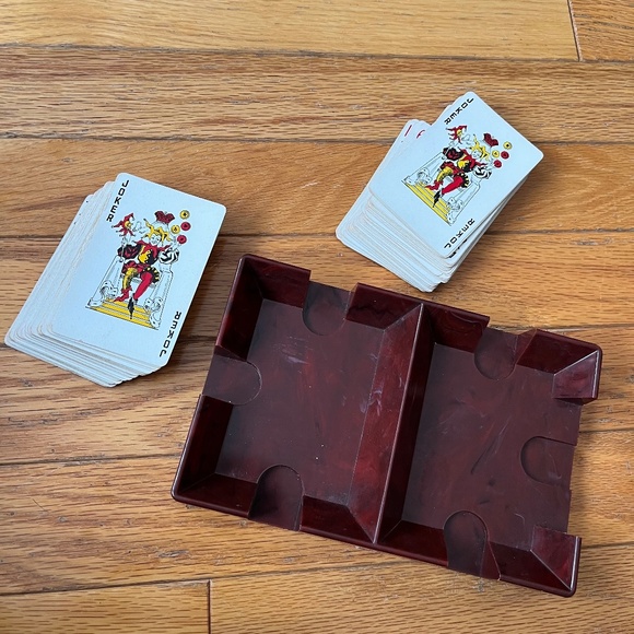 Vintage Canasta Card Decks and Tray - Picture 4 of 4